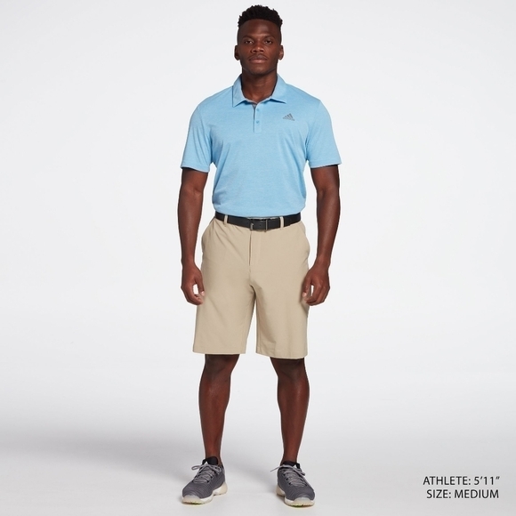 Adidas Golf Performance Stretch Comfort Preppy Gym Workout Sport Polo - Men's - Picture 2 of 11